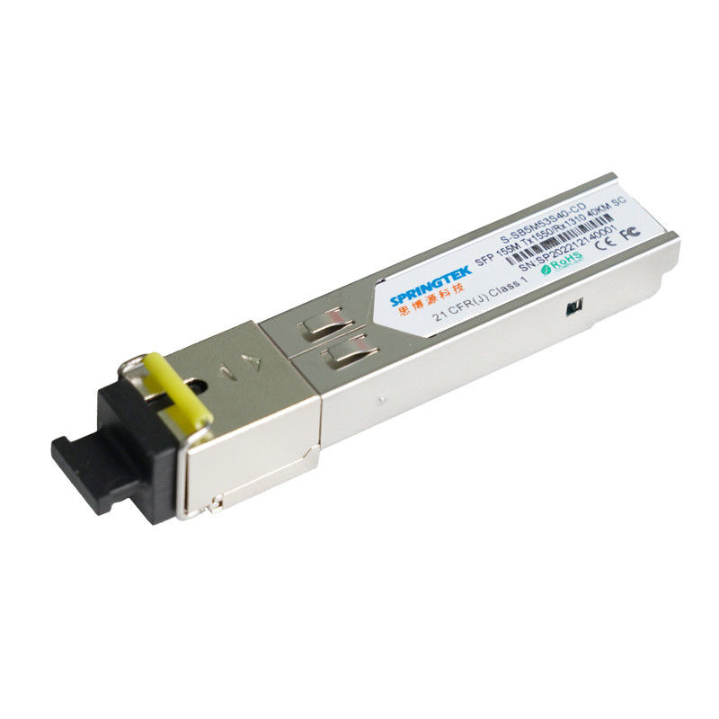 modulo ottico compatibile del ricetrasmettitore dello Sc DDM del modulo TX1550nm/RX1310nm 40KM di 155M BIDI SFP Cisco