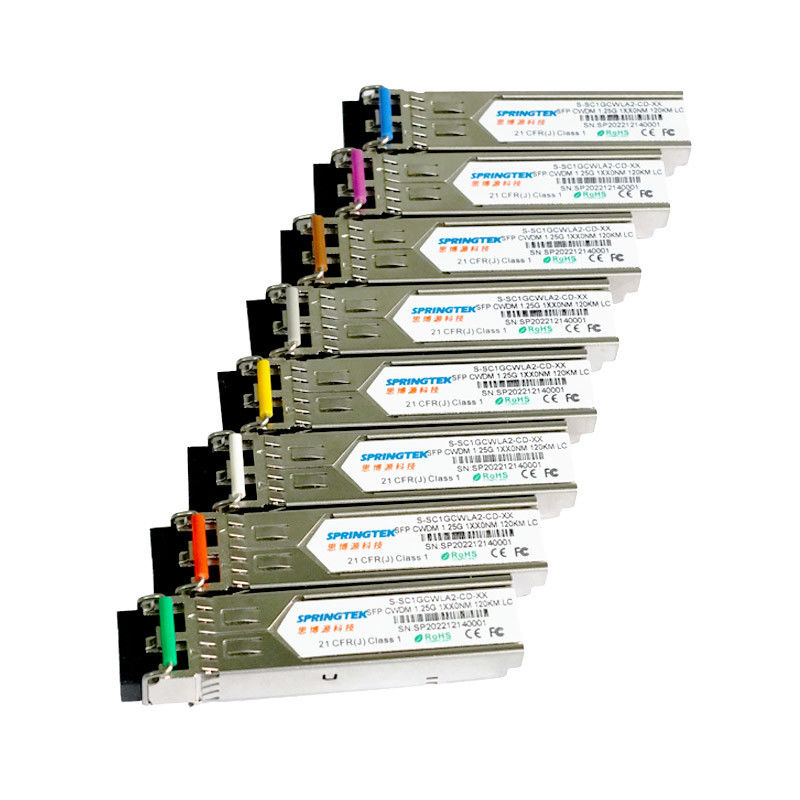 OEM Cisco 1270~1610nm compatibile LC 1.25Gbps 120km CWDM SFP con il modulo del ricetrasmettitore di DDM