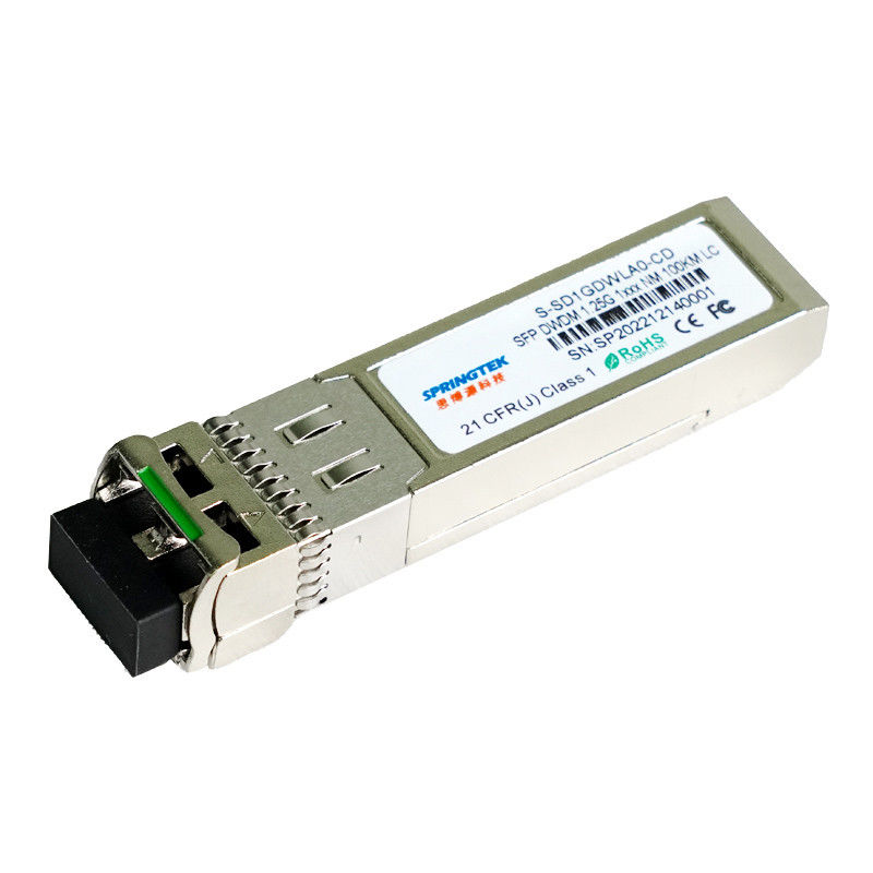 broccato 1.25Gbps/Cisco compatibile/modulo ottico ricetrasmettitore del ginepro DWDM C17~C61 100km SFP