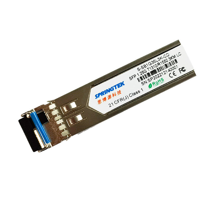 modulo compatibile TX1310nm/RX1550nm LC di 1.25G SFP 3km BIDI con il modulo ottico del ricetrasmettitore di DDM