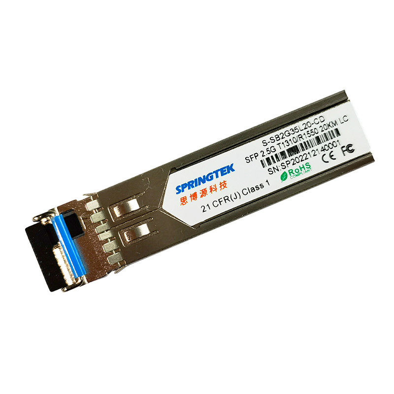 SFP BIDI 20 km OEM LC 2.5G T1310/R1550nm Modulo trasmettitore ottico con DDM