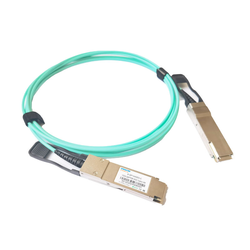 Cavo ottico ottico attivo del cavo 10G /40G/QSFP28 100G AOC 1m 3m 5m 10m 15m 20m Cina di Ethernet della stanza del server