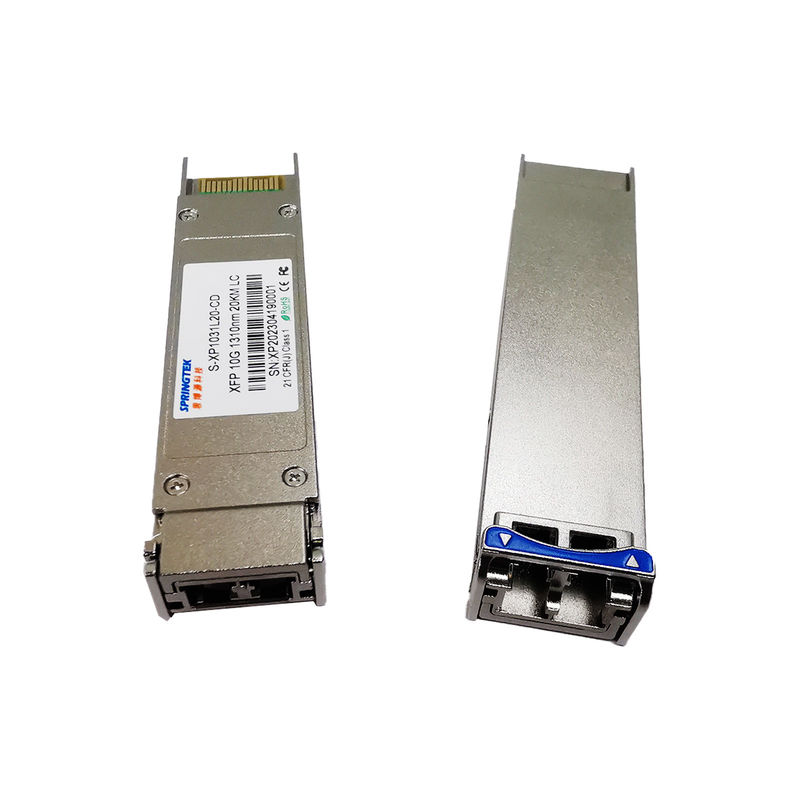 Ricetrasmettitore doppio LR di singolo modo 1310nm 20km LC 10G XFP della fibra compatibile con broccato