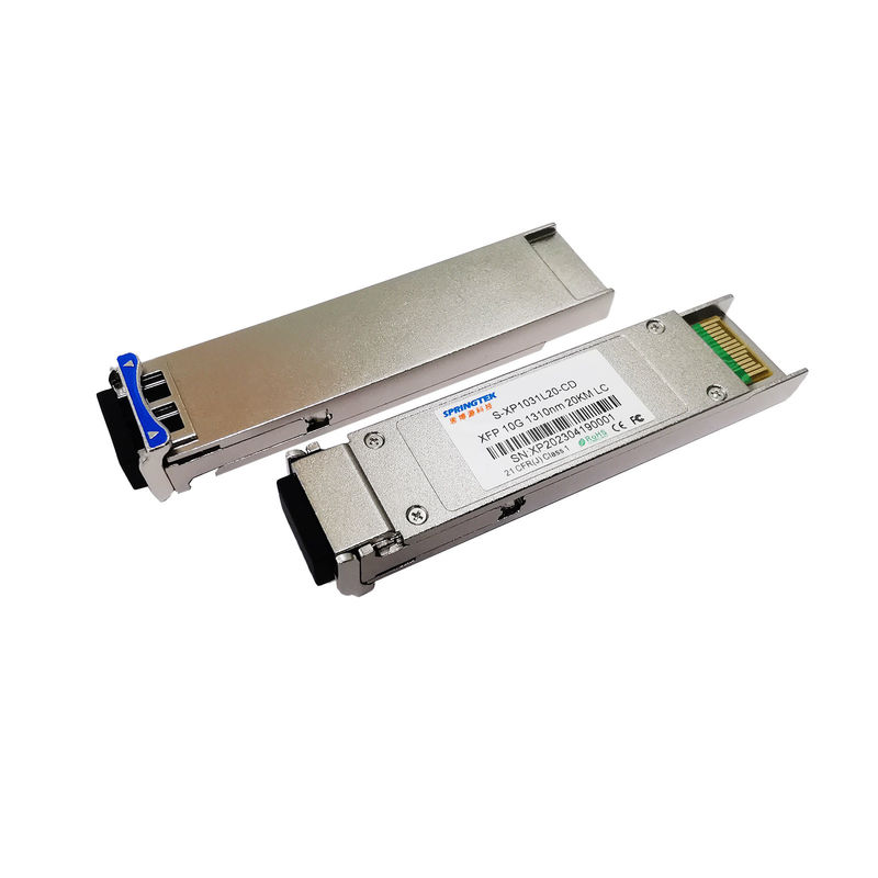 Modo della fibra doppia del ricetrasmettitore 1310nm LR 20km di Alcatel 10G XFP del ginepro di Cisco del broccato singolo