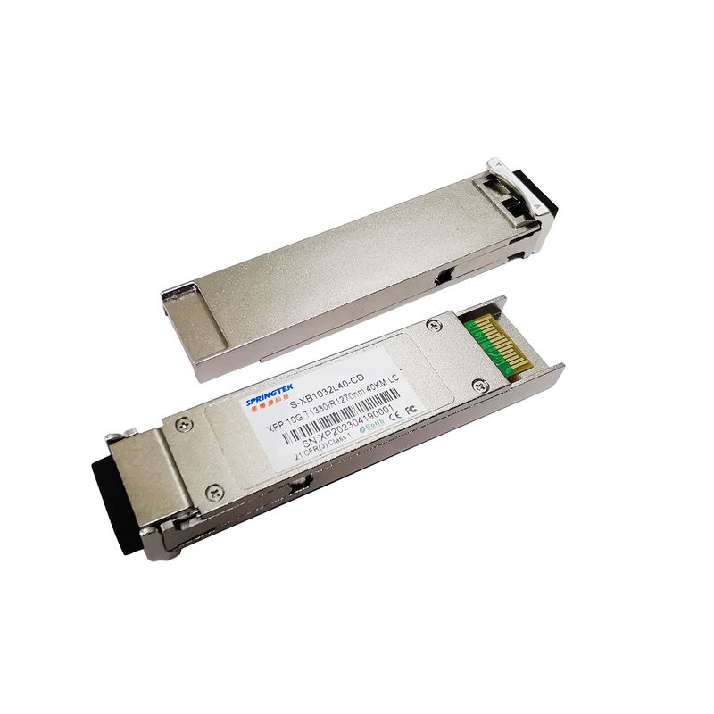 Singoli moduli ottici del ricetrasmettitore BX XFP LC della fibra 10G XFP di BIDI 40KM 1330nm 1270nm